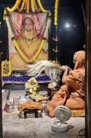 Jalabhisheka and Shodashopachar Puja at HH Shrimat Parijnanashram Swamiji III Sannidhi, Karla (2 March 2025)